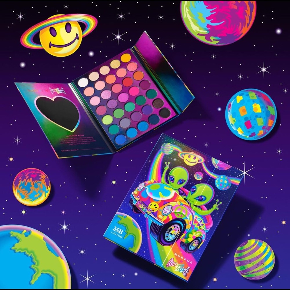 Morphe x Lisa Frank 35B palette NWT